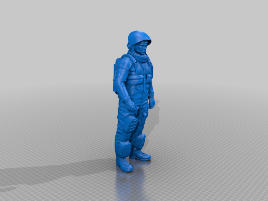 Advanced Crew Escape Suit (Pumpkin Suit) | 3d print model