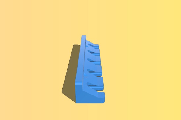 Five Slot Air Tool Holder | 3d print model