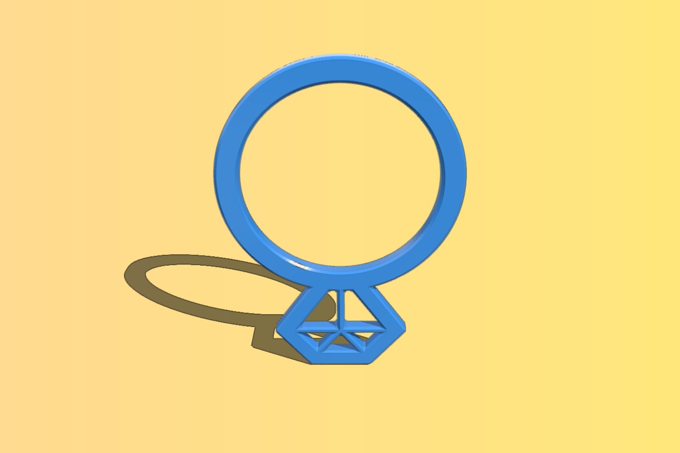 Jumbo Wedding Ring Prop