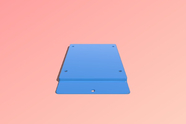 Cooler Master MasterCase 5 Low Profile SSD Mount | 3d print model
