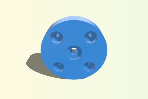 AX12 servo adapters for InMoov | 3d print model