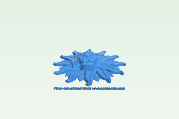 Lion head pattern | 3d print model