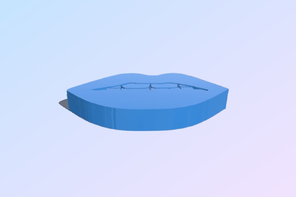 Rocky Lips and Teeth Bottle Opener | 3d print model