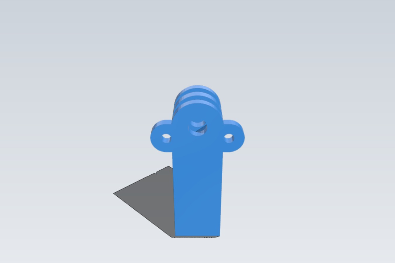 Gopro mount for Reprappro.