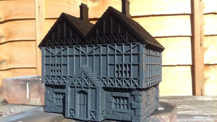 Tudor Style Manor House | 3d print model