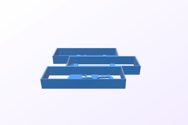 A robot bookcase to hold all the test Ultimaker Robots we have. | 3d print model