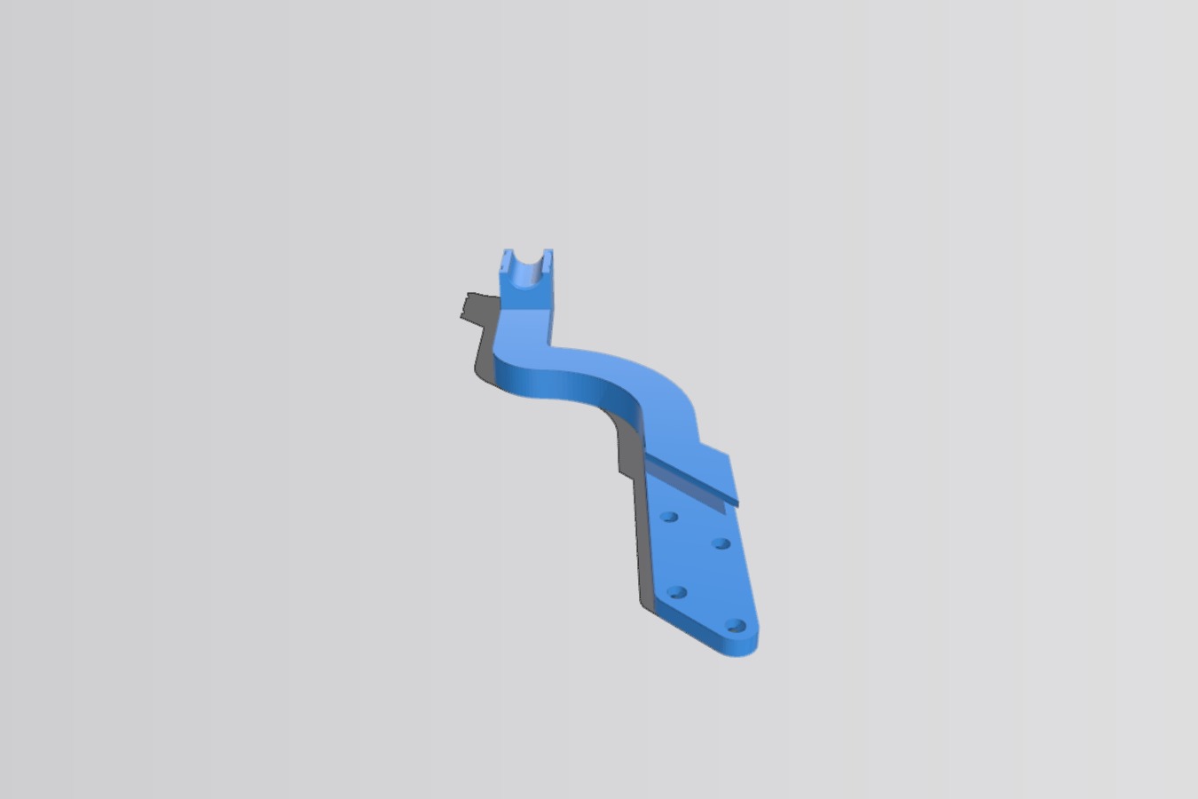 Support cable bed Alfawise U20 modifié pour Damper (2)