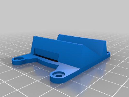 Martian II Xiaomi Yi Actioncam Mount (you can use your battery straps) | 3d print model