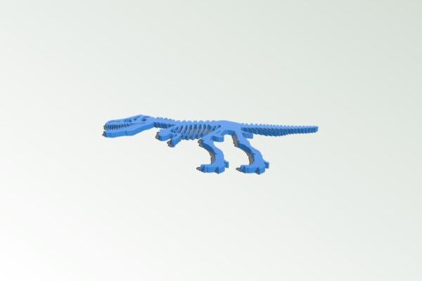T-Rex Skeleton | 3d print model