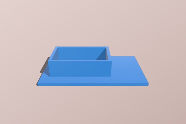 Futaba 14mz module cover_mounting plate | 3d print model