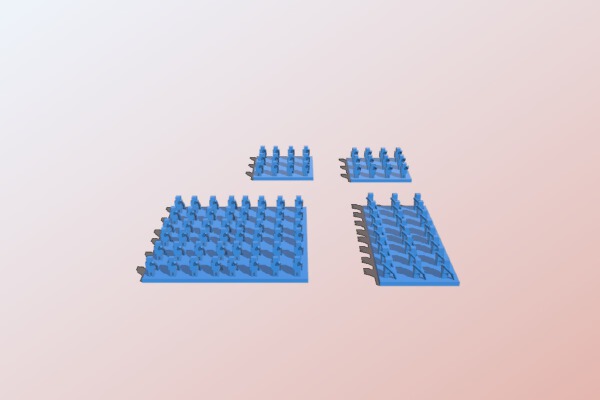 Soliders, for board games. | 3d print model