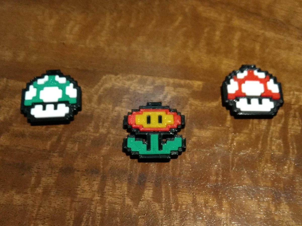 Mario Power-up Christmas Tree Decorations