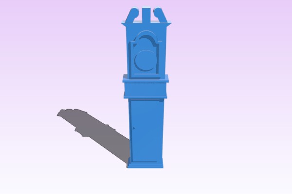 Masters Tardis from the dealy assasin_grandfather clock | 3d print model