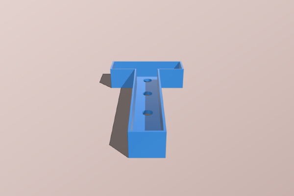 Marquee Letter T | 3d print model