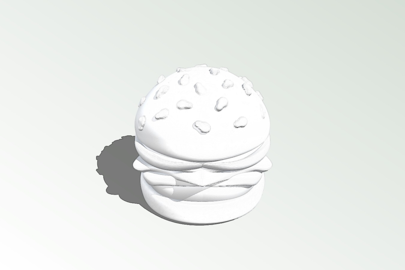 CheeseBurger On A Sesame Seed Bun