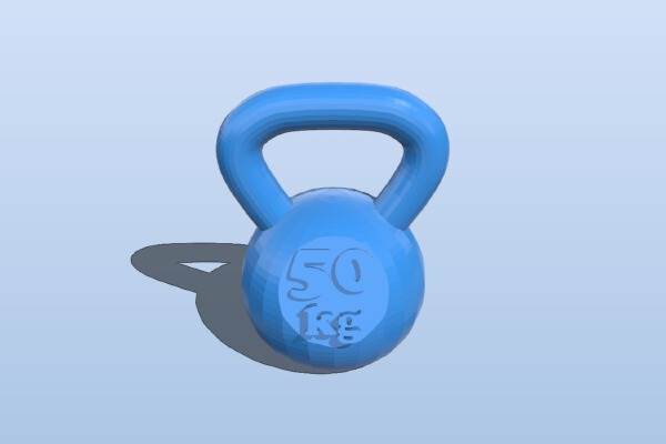 KETTLEBELL 50 kg | 3d print model