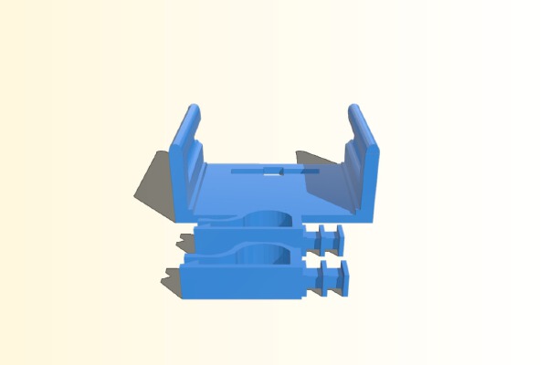 Galaxy S4 mini air vent car mount holder | 3d print model