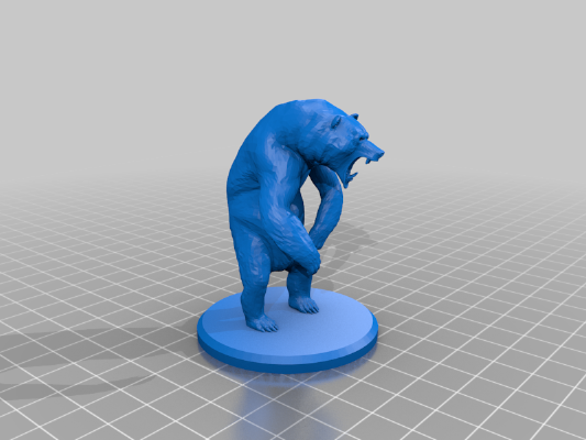 Roaring Bear | 3d print model