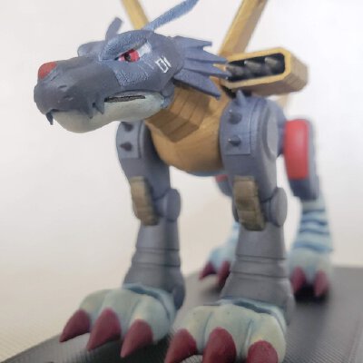 Digimon - Metalgarurumon | 3d print model