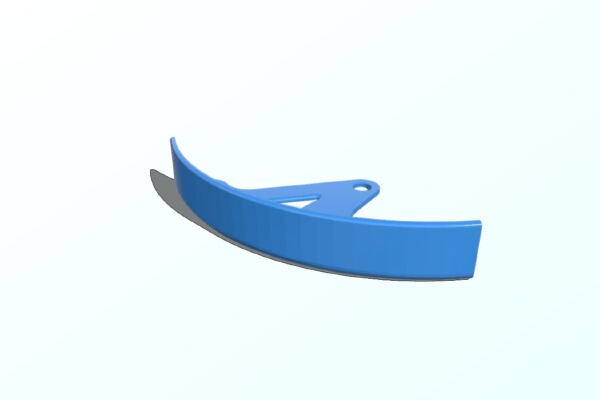 Suzuki DRZ 400 SM rear rotor guard (Motorcycle) | 3d print model