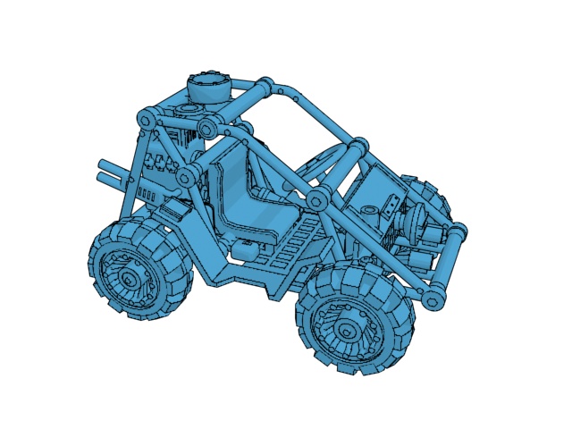 1_48 scale wargame buggy model