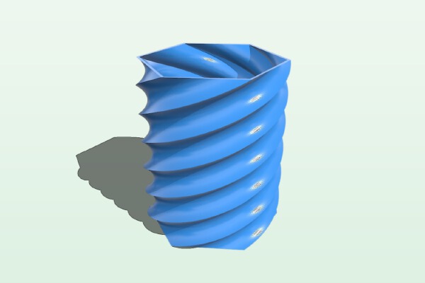 Twisted Vase | 3d print model