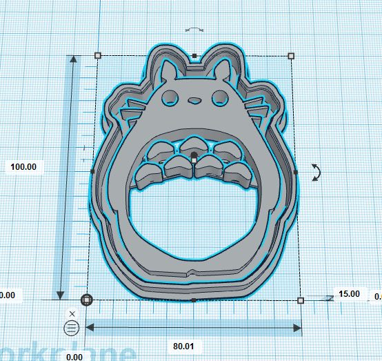 Remix - Totoro, Chu, & Chibi Cookie Cutter Set