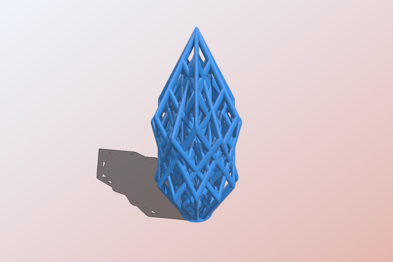 Ultra Customized Lattice Cube Sculpture