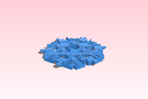 Duplo hexagon railroad crossing | 3d print model
