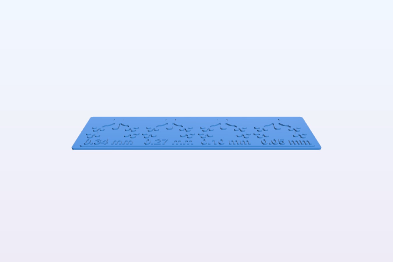 A Tree Frog Layer Thickness Sample Platform