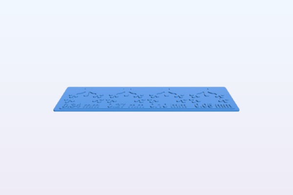 A Tree Frog Layer Thickness Sample Platform | 3d print model