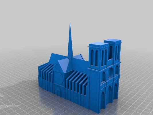 Model of Notre Dame de Paris | 3d print model