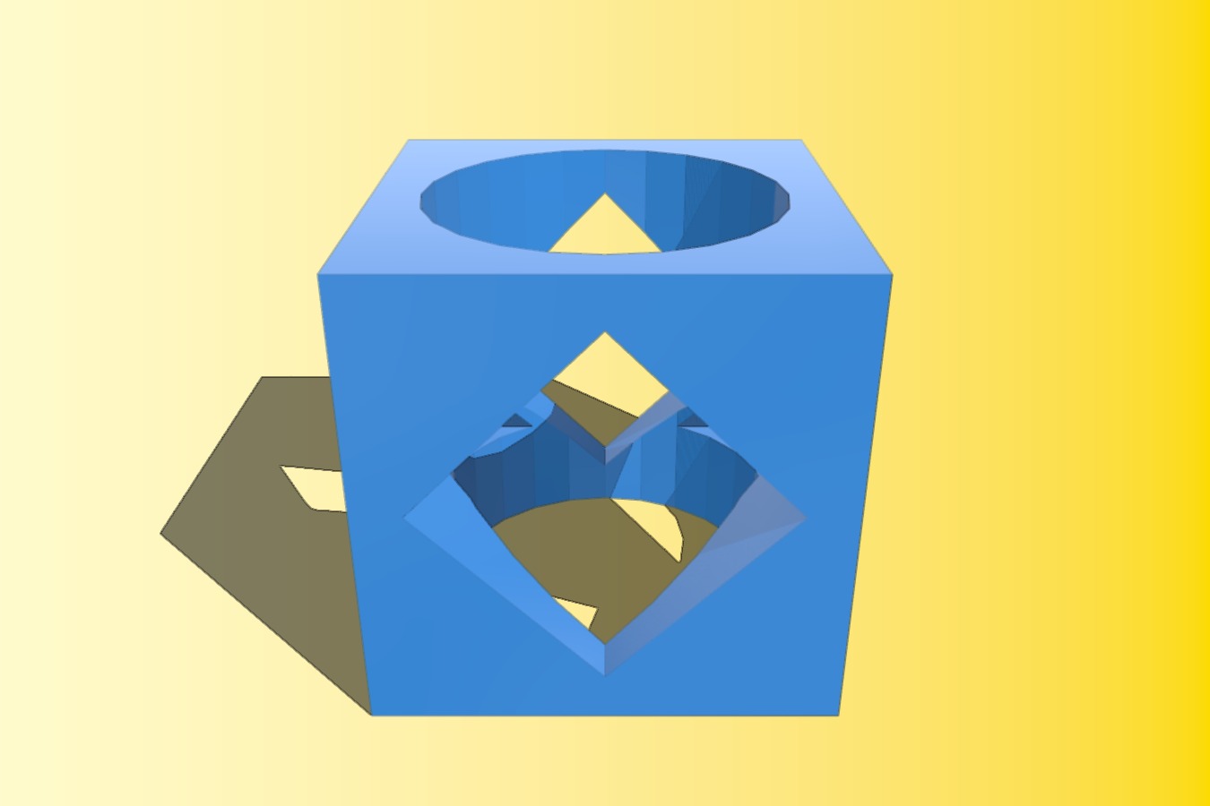 More fun calibration cube - rock paper scissors dice
