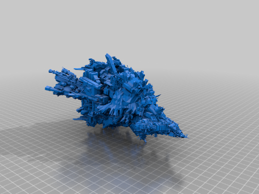small mesh dump - orks - bfg | 3d print model