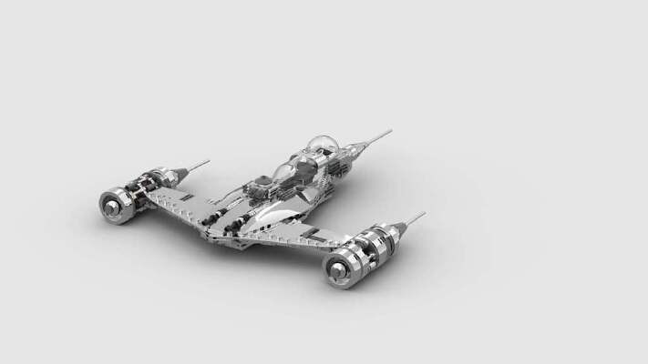 N1 Starfighter LEGO from The Book of Boba Fett_ The Mandalorian | 3d print model