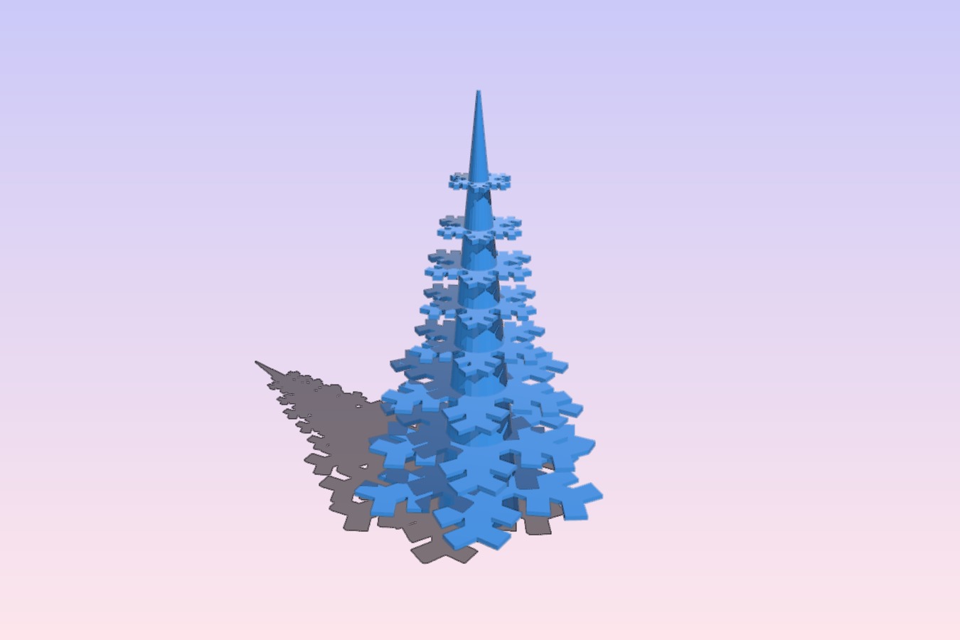 Snowflake Christmas Tree
