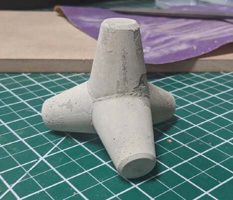 Concrete Tetrapod Moulds | 3d print model
