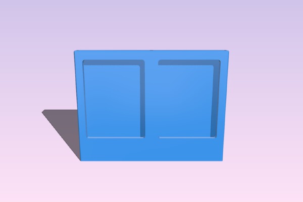 Instax Photo Frame (Dual) | 3d print model