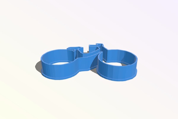 3 bicycle cookie cutters | 3d print model