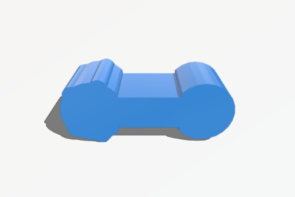 wooden train track connector lillabo ikea | 3d print model