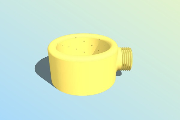 shower-adapter for men | 3d print model