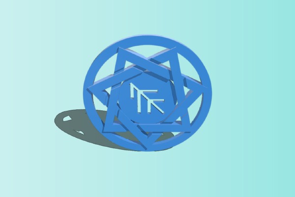 Elder Sign Pendant_Icon | 3d print model