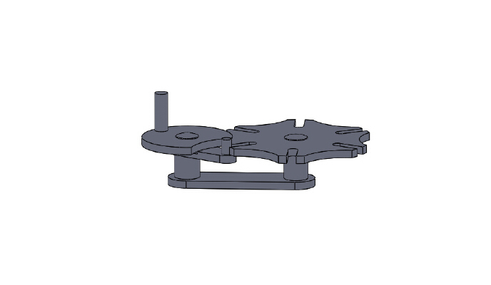 Geneva Gear Mechanism | 3d print model