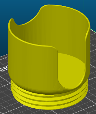 2017 Honda Ridgeline Yeti 10oz Tumbler Cup Holder Extenion | 3d print model