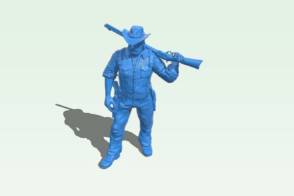 Cowboy hunter | 3d print model