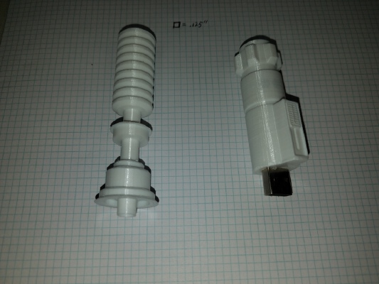 USB Light Sabre | 3d print model