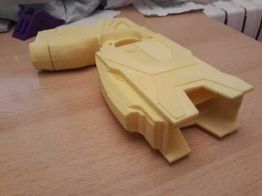 X2 Taser with slots | 3d print model