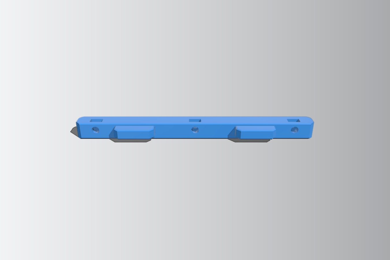 Reinforcing plate No.01 for idbox! 3D printer (Hokyou-ban No.01)