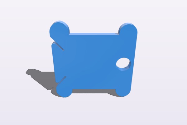 Cross Stitch Card Floss winding | 3d print model