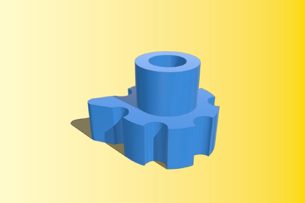 Bourns 3296 trimpot knob | 3d print model